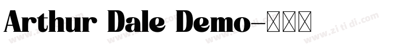 Arthur Dale Demo字体转换